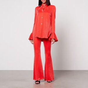 SLEEPER metallic red matching set